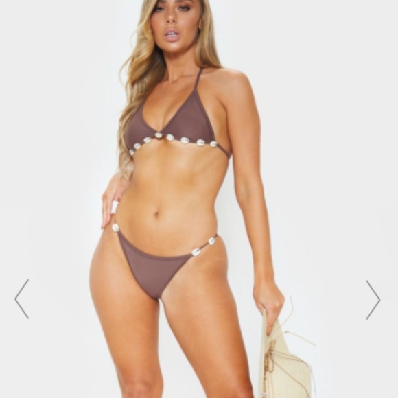 PrettyLittleThing Other - brown shell bikini